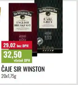 Ratio Čaje Sir Winston nabídka