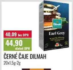 Ratio Černé čaje Dilmah nabídka