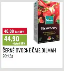 Ratio Černé ovocné čaje Dilmah nabídka