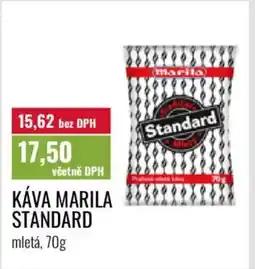 Ratio Káva Marila standard nabídka