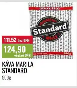 Ratio Káva Marila standard nabídka