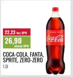 Ratio COCA-COLA, FANTA, SPRITE, Zero-zero nabídka