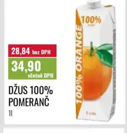 Ratio Džus 100% pomeranč nabídka