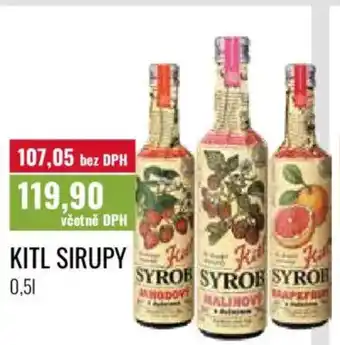Ratio Kitl sirupy nabídka