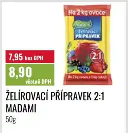 Ratio Želírovací přípravek 2:1 madami nabídka