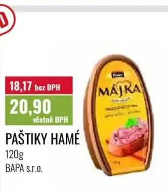 Ratio Paštiky Hamé nabídka