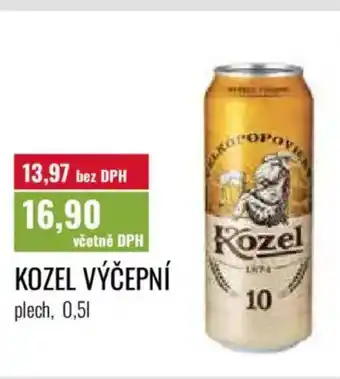 Ratio Kozel výčepní nabídka