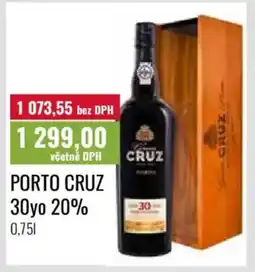 Ratio Porto Cruz 30yo 20% nabídka