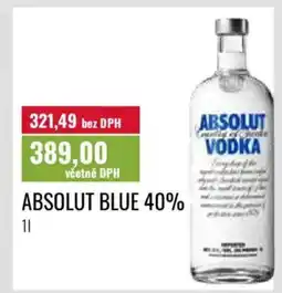 Ratio Absolut Blue 40% nabídka