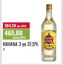 Ratio Havana 3 yo 37,5% nabídka