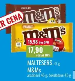 Ratio Maltesers , M&Ms nabídka