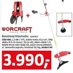 Bauhaus WORCRAFT Benzinový křovinořez nabídka