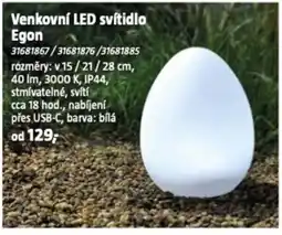 Bauhaus Venkovní LED svítidlo Egon nabídka