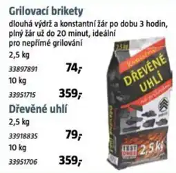 Bauhaus Grilovací brikety nabídka