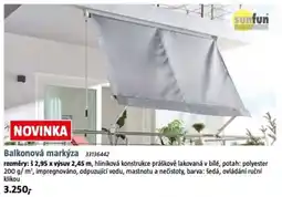 Bauhaus Balkonová markýza nabídka