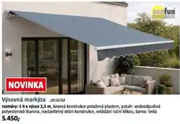 Bauhaus Výsuvná markýza nabídka