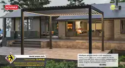 Bauhaus Hliníková pergola Korfu s LED osvětlením nabídka