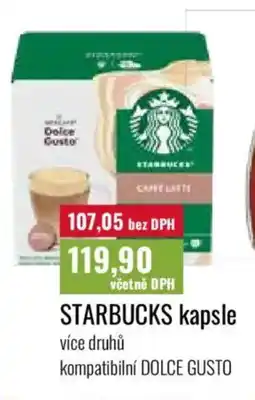 Ratio Starbucks kapsle nabídka