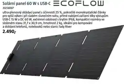 Bauhaus Solární panel 60 W s USB-C nabídka
