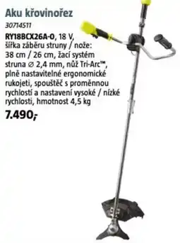 Bauhaus RYOBI Aku křovinořez nabídka