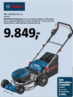 Bauhaus BOSCH Aku sekačka 46 cm nabídka