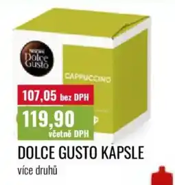Ratio Dolce Gusto kapsle nabídka