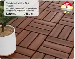 Bauhaus Dřevěná dlaždice Akát nabídka