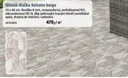 Bauhaus Slinutá dlažba Belcaire beige nabídka