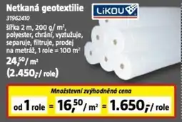 Bauhaus Netkaná geotextilie nabídka