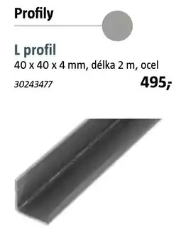 Bauhaus L profil nabídka