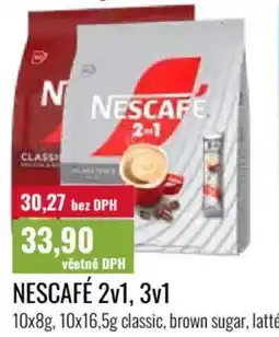 Ratio Nescafé 2v1, 3v1 nabídka