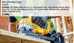 Bauhaus DEWALT Aku přímočará pila nabídka