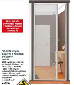 Bauhaus Síť proti hmyzu posuvná s návinem do kazety nabídka