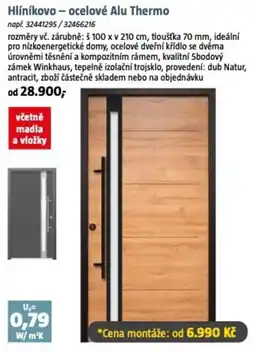 Bauhaus Hlíníkovo - ocelové Alu Thermo nabídka