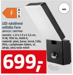Bauhaus LED nástěnné svítidlo Faro nabídka