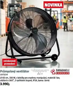Bauhaus Průmyslový ventilátor nabídka