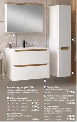 Bauhaus Koupelnový nábytek Stilla nabídka