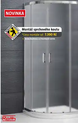 Bauhaus Čtvrtkruhový sprchový kout Bergamo nabídka
