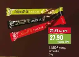 Ratio Lindor tyčinky nabídka