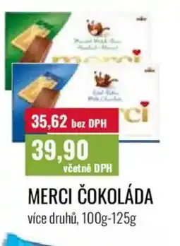 Ratio Merci čokoláda nabídka