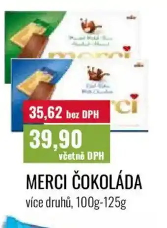 Ratio Merci čokoláda nabídka
