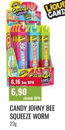 Ratio Candy Johny Bee squeeze worm nabídka