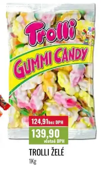 Ratio Trolli želé nabídka