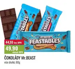 Ratio Čokolády Mr.Beast nabídka