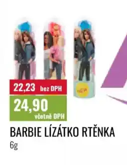 Ratio Barbie lízátko rtěnka nabídka