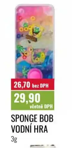 Ratio Sponge Bob vodní hra nabídka