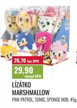 Ratio Lízátko marshmallow nabídka