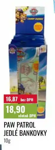 Ratio Paw Patrol jedlé bankovky nabídka