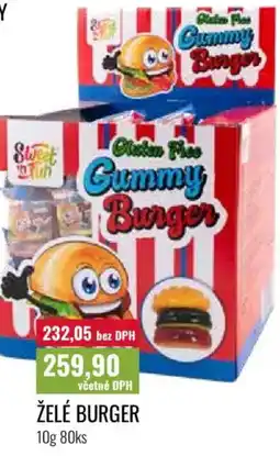 Ratio Želé burger nabídka