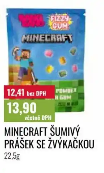 Ratio Minecraft šumivý prášek se žvýkačkou nabídka